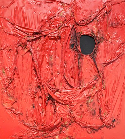 Büyük Rosso by Alberto Burri