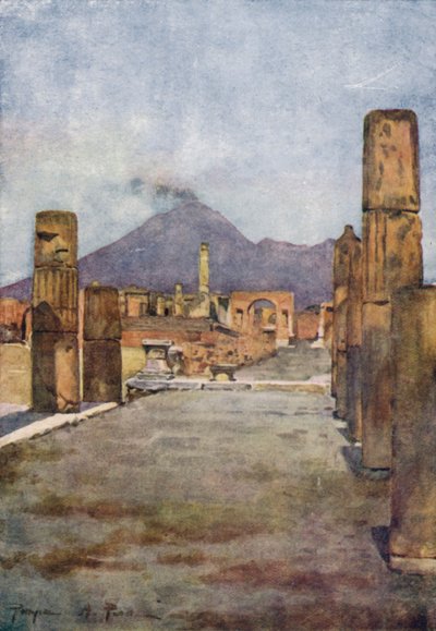 Pompeii ve Vezüv, İtalya by Alberto Pisa