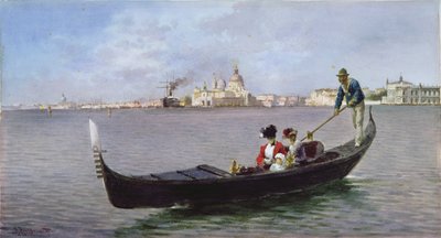 Lagünün Dışında: Venedik (kağıt üzerine suluboya) by Alberto Prosdocini or Prosdocimi