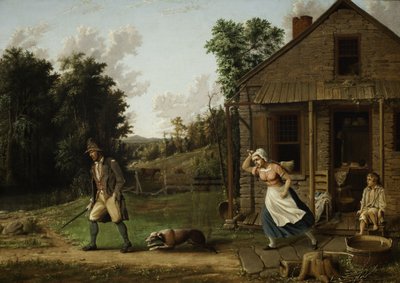 Rip Van Winkle Evden Kovalandı, Dame Van Winkle, 1880 by Albertus D.O Browere