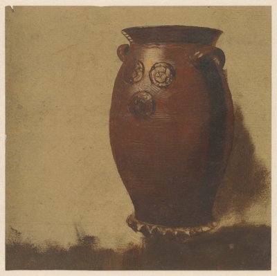 Hafif bir arka plana karşı kolonya kavanozu by Albertus Steenbergen