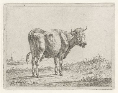 ayakta inek by Albertus Verhoesen