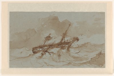 Açık denizlerde iki usta by Albertus van Beest