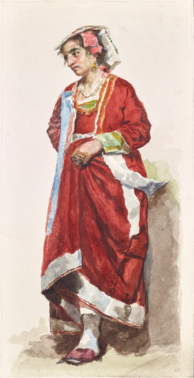 Kadın Kostüm Çalışması - Orta İtalya by Albin Stein