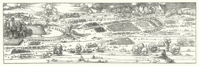 Bir Kale Kuşatması (gravür) by Albrecht (after) Durer or Duerer
