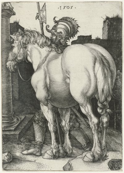 Büyük at by Albrecht (after) Durer or Duerer