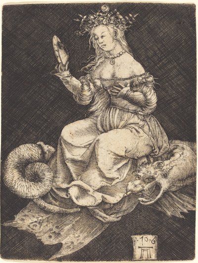 Bir Gurur Alegorisi by Albrecht Altdorfer