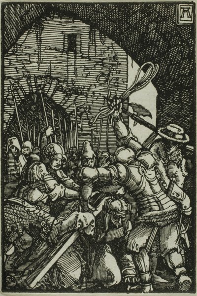 İnsanın Düşüşünden ve Kefaretinden Haç Taşı by Albrecht Altdorfer