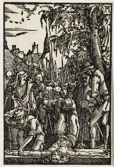 Çarmıha Çivilenmiş İsa, c. 1513. by Albrecht Altdorfer