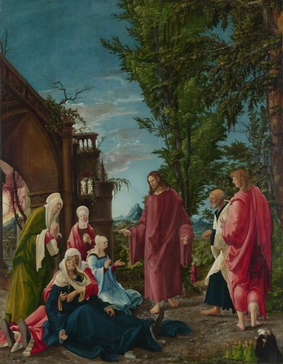 Annesinden Ayrılan İsa, c. 1520 by Albrecht Altdorfer
