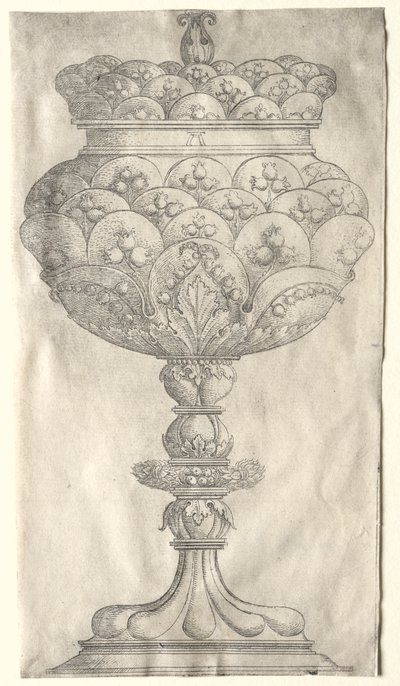 Vadideki Zambaklar ile Kadeh. by Albrecht Altdorfer