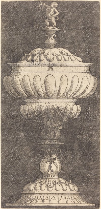 Üstünde Bebek Herkül Olan Kadeh by Albrecht Altdorfer