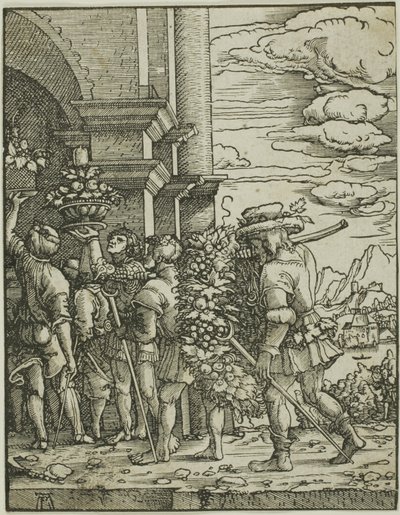 Joshua ve Caleb by Albrecht Altdorfer