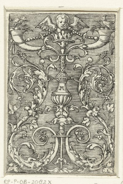 Bir melek ile şamdan by Albrecht Altdorfer