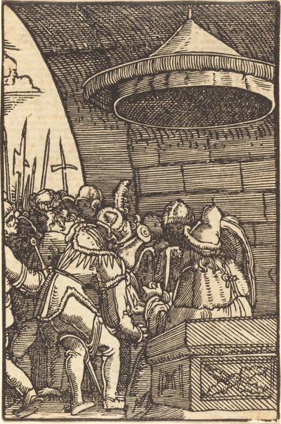 Pilatus Ellerini Yıkamak by Albrecht Altdorfer