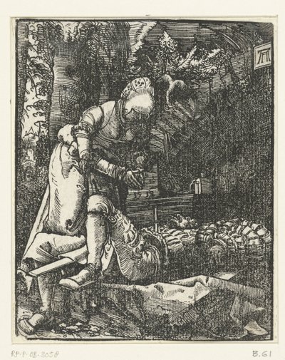 Pyramus en Thisbe by Albrecht Altdorfer