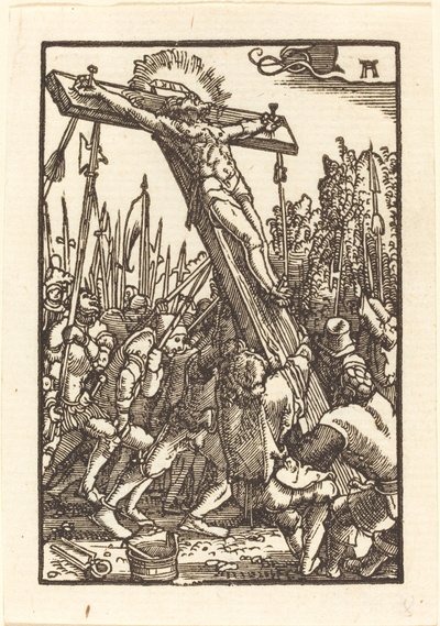 Haç Yükseltme by Albrecht Altdorfer