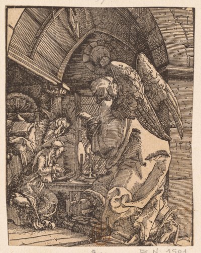 Müjde, 1513. by Albrecht Altdorfer