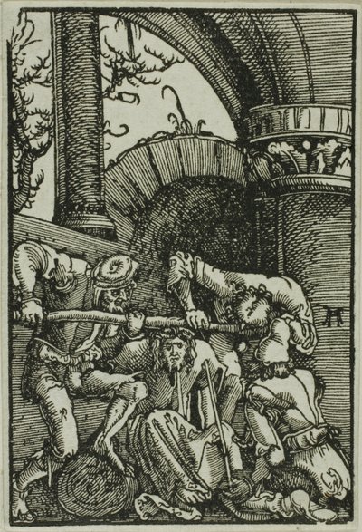 İnsanın Düşüşünden ve Kefaretinden Dikenlerle Taç Verilmesi by Albrecht Altdorfer