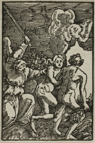 Cennetten Kovulma, İnsanın Düşüşü ve Kefareti by Albrecht Altdorfer