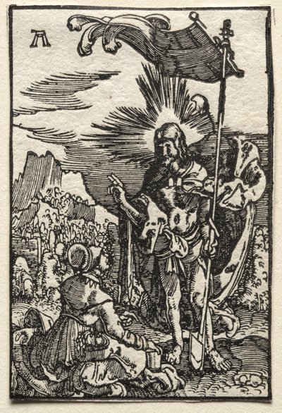 İnsanın Düşüşü ve Kefareti: Mesih'in St. Mary Magdalen'e Görünmesi by Albrecht Altdorfer