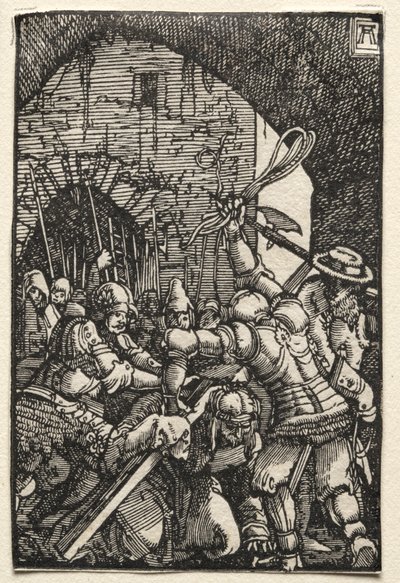 İnsanın Düşüşü ve Kefareti: Çarmıhı Taşıyan İsa by Albrecht Altdorfer