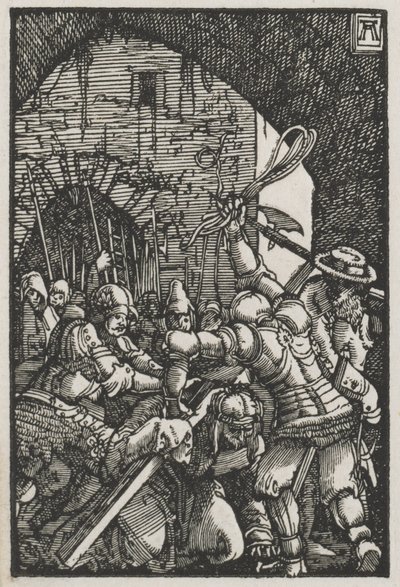 İnsanın Düşüşü ve Kefareti: Çarmıhı Taşıyan İsa by Albrecht Altdorfer