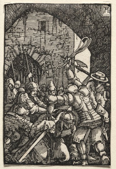 İnsanın Düşüşü ve Kefareti: Haçı Taşıyan İsa, c. 1515. by Albrecht Altdorfer