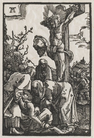 İnsanın Düşüşü ve Kefareti: Çarmıhtaki İsa, c. 1515. by Albrecht Altdorfer