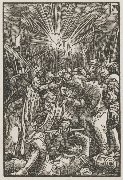 İnsanın Düşüşü ve Kefareti: Tutsak alınan İsa, c. 1515. by Albrecht Altdorfer