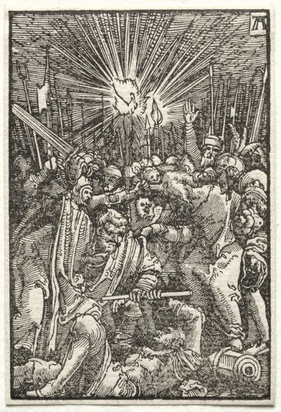 İnsanın Düşüşü ve Kefareti: İsa tutsak alındı, c. 1515. by Albrecht Altdorfer