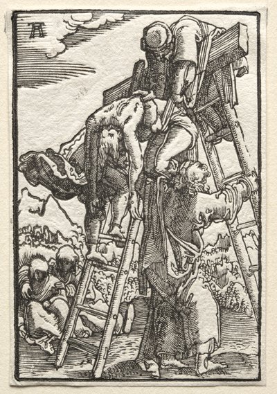 İnsanın Düşüşü ve Kefareti: Çarmıhtan İniş by Albrecht Altdorfer