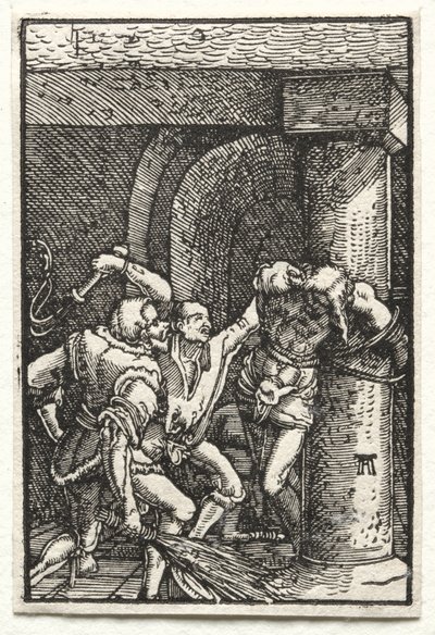 İnsanın Düşüşü ve Kefareti: İsa'nın Kırbaçlanması by Albrecht Altdorfer