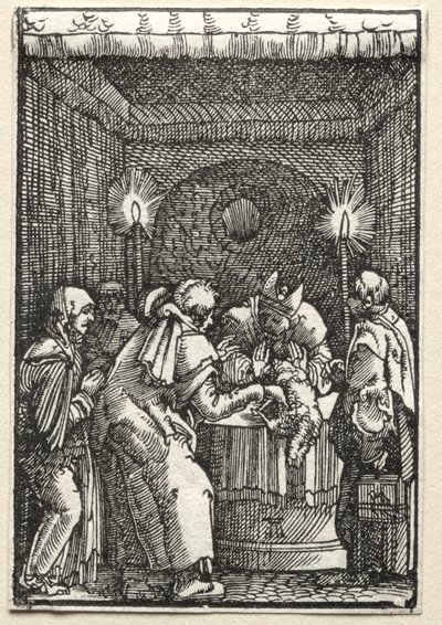 İnsanın Düşüşü ve Kefareti: Baş Rahip Tarafından Reddedilen Joachims Teklifi, c. 1515. by Albrecht Altdorfer