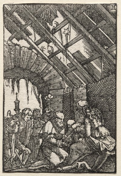 İnsanın Düşüşü ve Kefareti: Büyücülerin Hayranlığı, c. 1515. by Albrecht Altdorfer