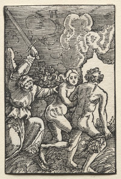 İnsanın Düşüşü ve Kefareti: Cennetten Kovulma, c. 1515. by Albrecht Altdorfer
