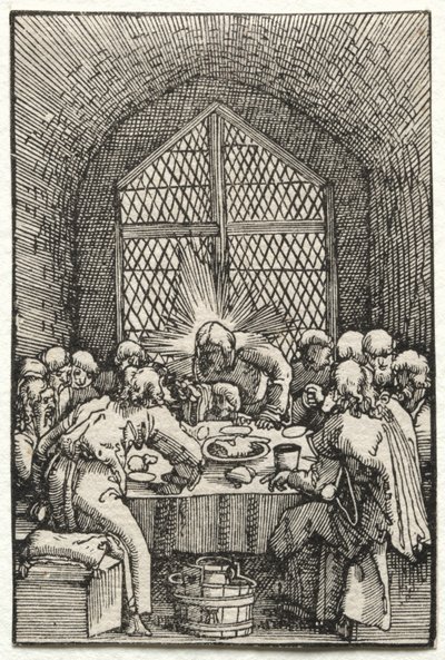 İnsanın Düşüşü ve Kefareti: Son Akşam Yemeği by Albrecht Altdorfer