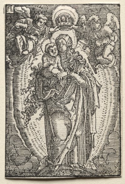 İnsanın Düşüşü ve Kefareti: Cennetin Kraliçesi Olarak Bakire by Albrecht Altdorfer