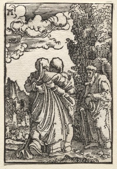 İnsanın Düşüşü ve Kefareti: Ziyaret, c. 1515. by Albrecht Altdorfer