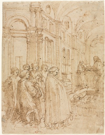 Aziz Stephen'ın Cenazesi by Albrecht Altdorfer