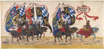 Alman Prensleri, yaklaşık 1515 by Albrecht Altdorfer
