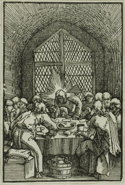 İnsanın Düşüşünden ve Kefaretinden Son Akşam Yemeği by Albrecht Altdorfer
