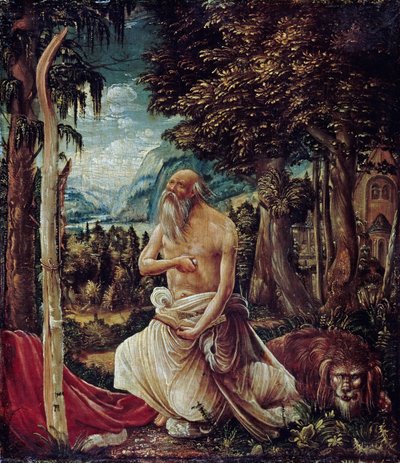Tövbekar Aziz Jerome, 1507 by Albrecht Altdorfer