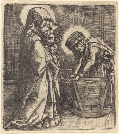 Bakire ve Çocuk ve Aziz Anne by Albrecht Altdorfer