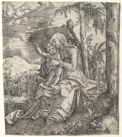 Bir Manzaradaki Bakire, c. 1515. by Albrecht Altdorfer
