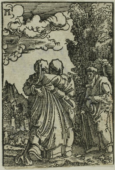 İnsanın Düşüşünden ve Kefaretinden Ziyaret, by Albrecht Altdorfer