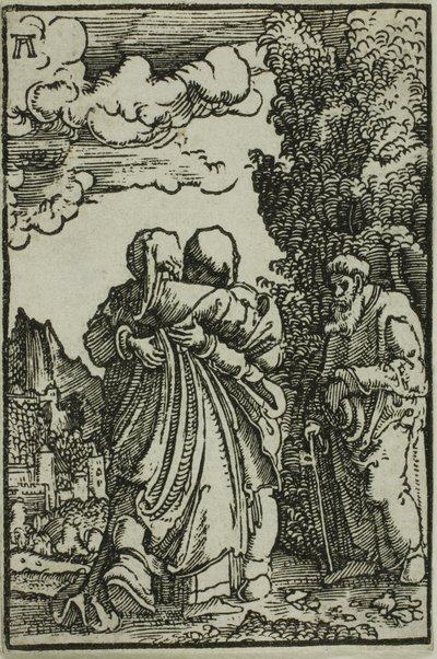 İnsanın Düşüşünden ve Kefaretinden Ziyaret, by Albrecht Altdorfer