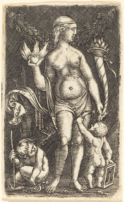 Venüs ve Cupids by Albrecht Altdorfer