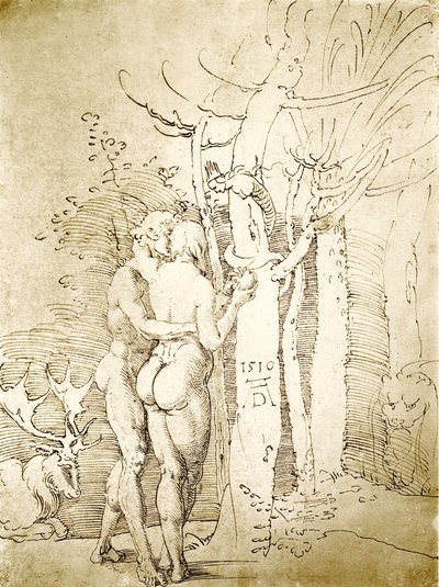 Adem ve Havva by Albrecht Dürer
