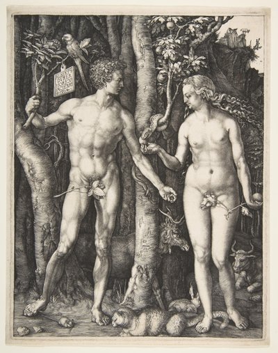 Adem ve Havva, 1504. by Albrecht Dürer